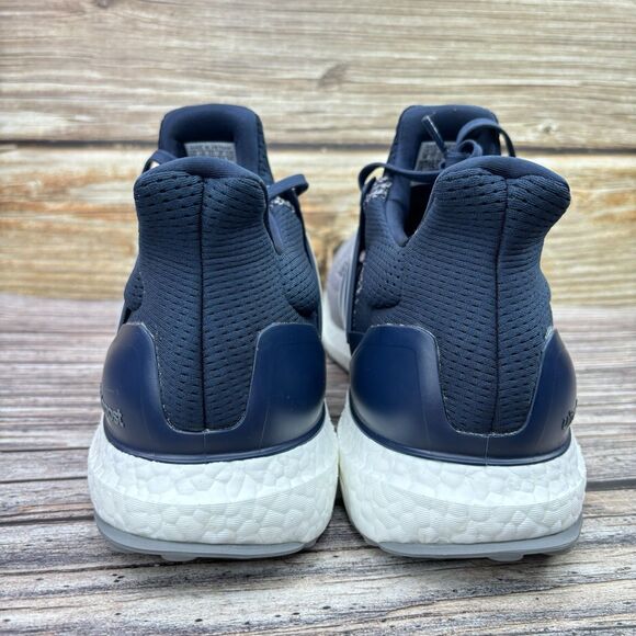 Size 18 Adidas Ultra Boost Navy Cloud White Road Running Shoes IH3026 Mens NWOT main image 8